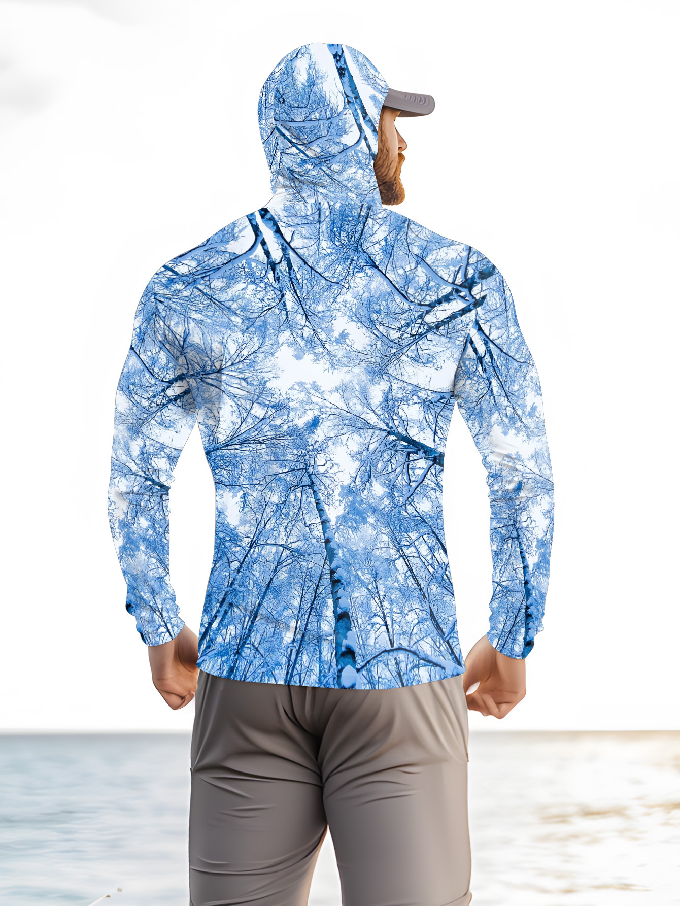 Fishing hooded sweatshirt men' - Summer Clothing Types 리뷰 및 가격