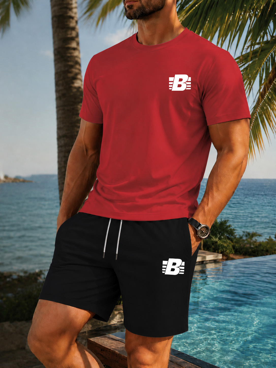 Men's 2-Piece Tracksuit Casual - Summer Clothing Haul 리뷰 및 가격