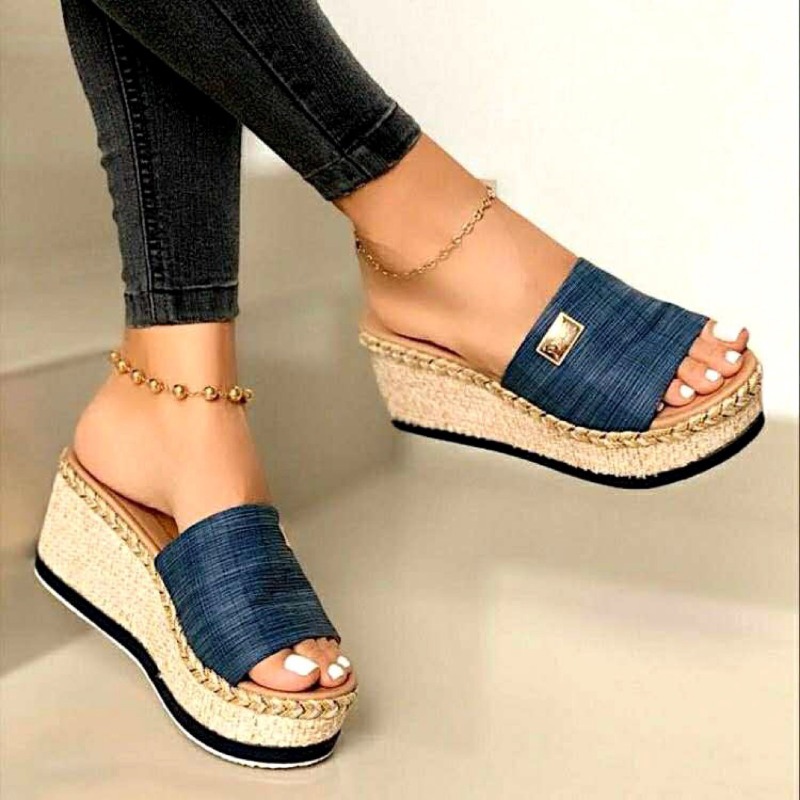 Womens Slippers Trend Womens W - Summer Clothing Fabric 리뷰 및 가격