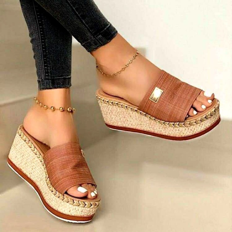 Womens Slippers Trend Womens W - Summer Clothing Fabric 리뷰 및 가격