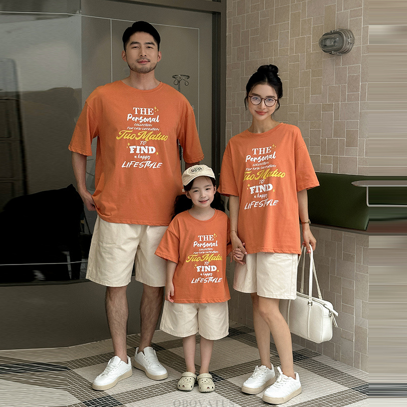 Summer Dad Mother Kids Clothes - Summer Clothing Looks 리뷰 및 가격