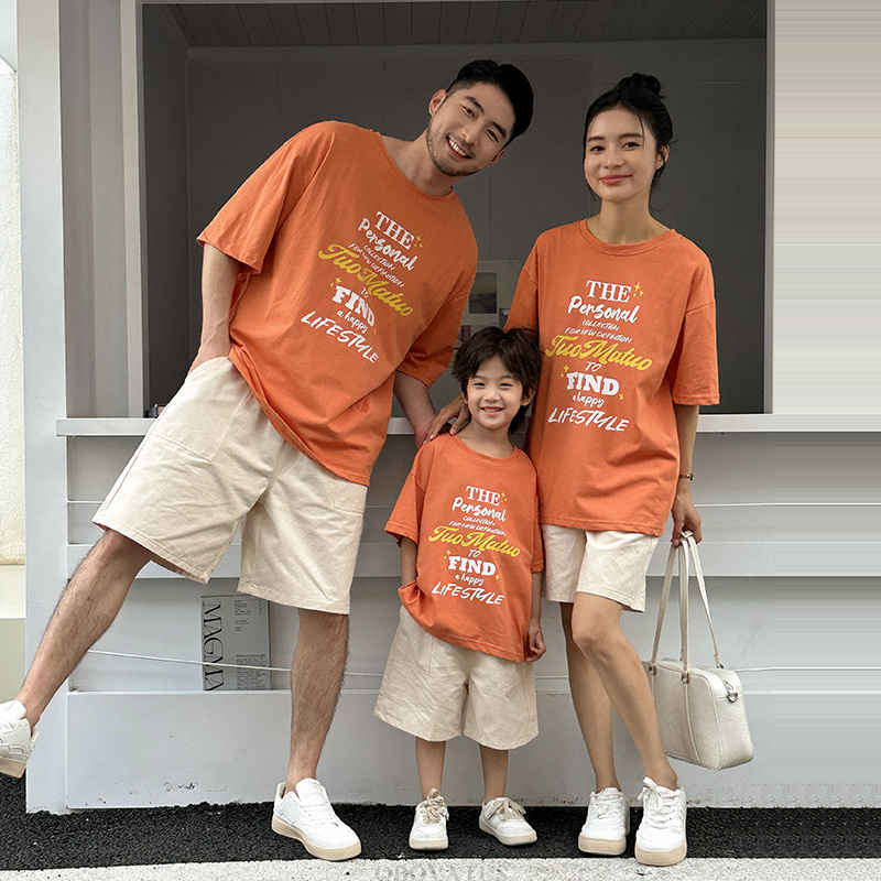 Summer Dad Mother Kids Clothes - Summer Clothing Looks 리뷰 및 가격