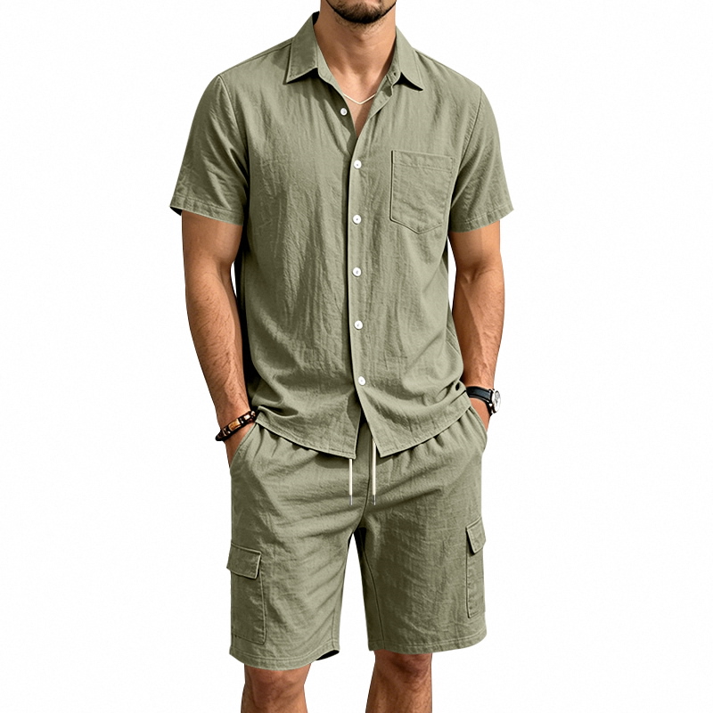 Men Summer American Linen Two  - Summer Clothing Types 리뷰 및 가격