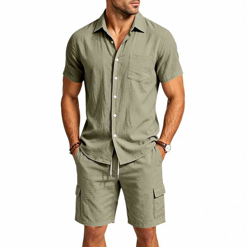Men Summer American Linen Two  - Summer Clothing Types 리뷰 및 가격
