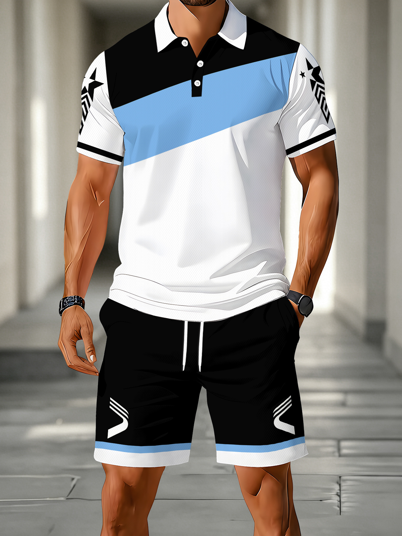2026 Summer Men's Polo Set - 3 - Summer Clothing Shops 리뷰 및 가격
