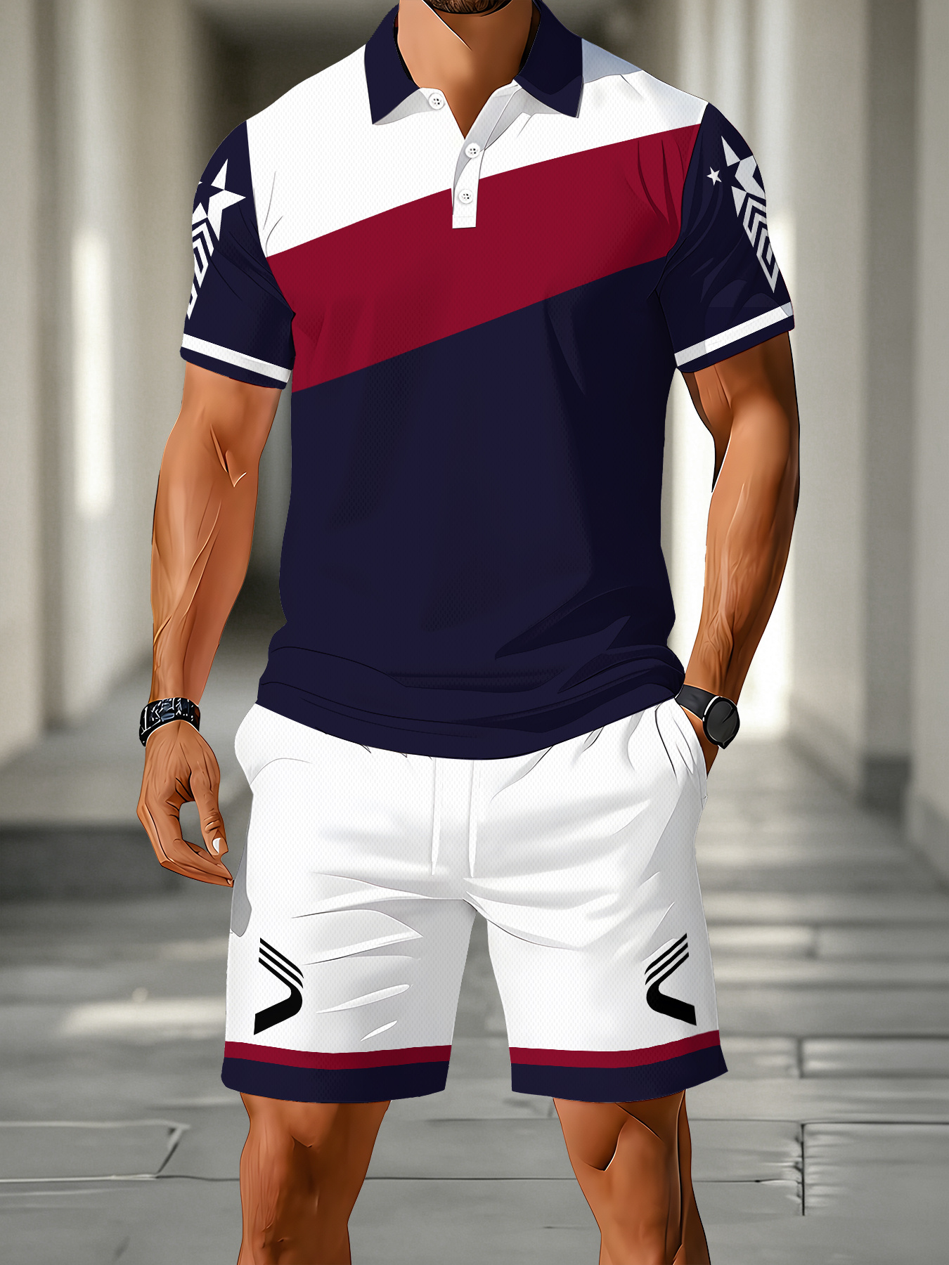 2026 Summer Men's Polo Set - 3 - Summer Clothing Shops 리뷰 및 가격